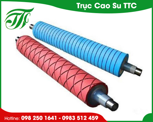 Trục cao su xẻ rãnh
